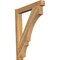 Ekena Millwork Balboa Craftsman Rough Sawn Outlooker, Western Red Cedar, 6"W x 36"D x 44"H OUT06X36X44BOA04RWR - alternate 1